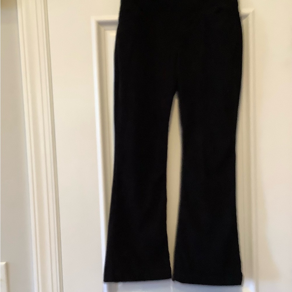 Ethyl Clothing Corduroy Black Boot Cut Size 4 Pants Classic Flare Legs Pull On